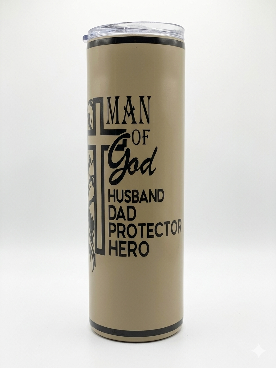 Tumbler, Man of God 30oz