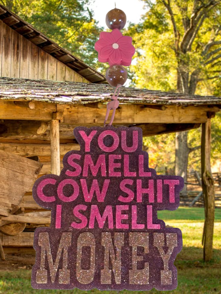 Freshie, I smell MONEY Pink