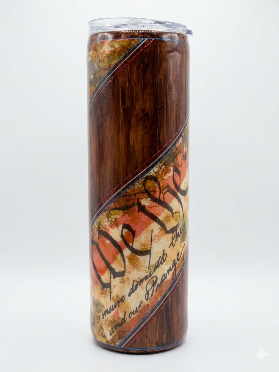 Tumbler, We The People, Woodgrain 30oz
