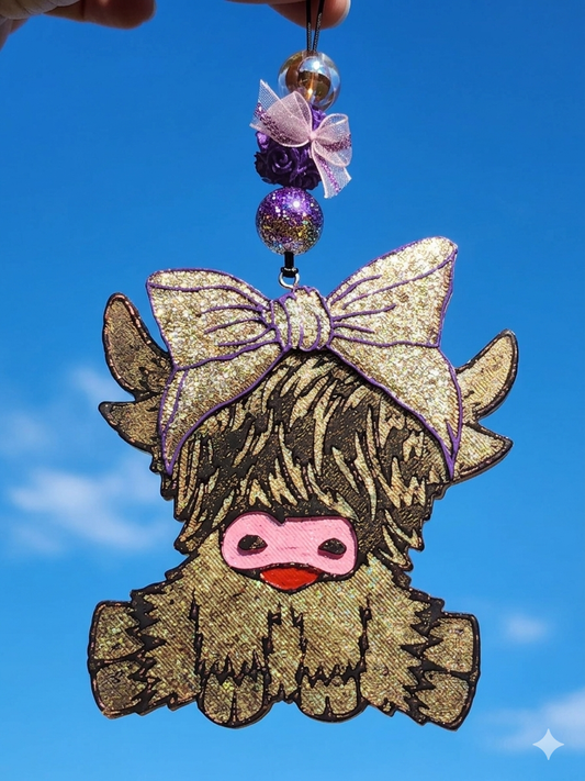 Freshie, Cow w/Bow