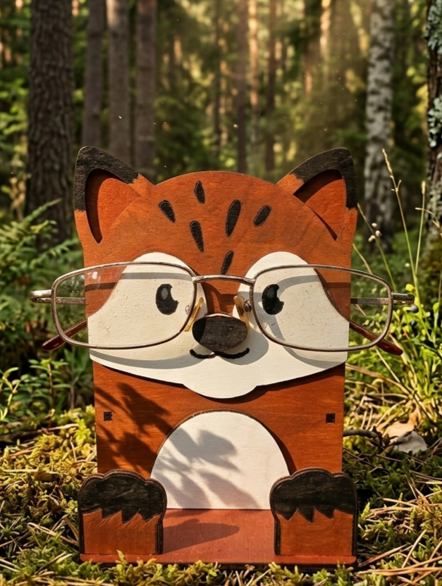 Holder - Pen, glasses, phone - Fox