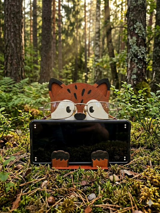 Holder - Pen, glasses, phone - Fox
