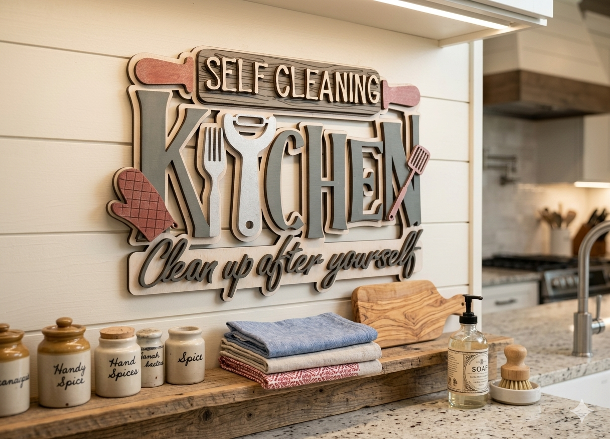 Kitchen, Self Cleaning