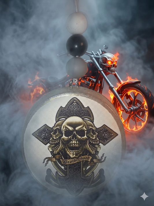 Freshie, Skull Cross w/basic hanger
