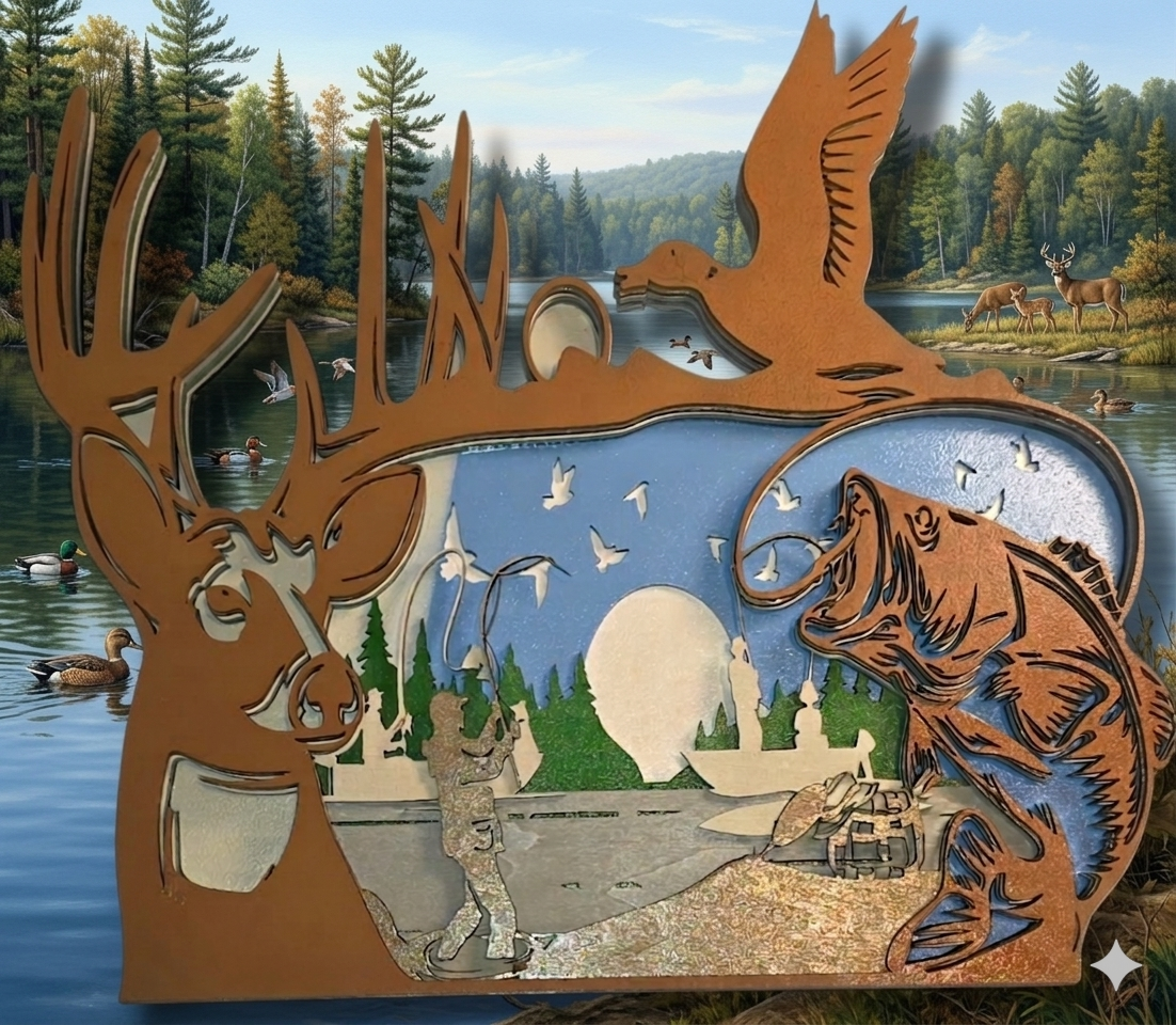 Deer Duck Fish