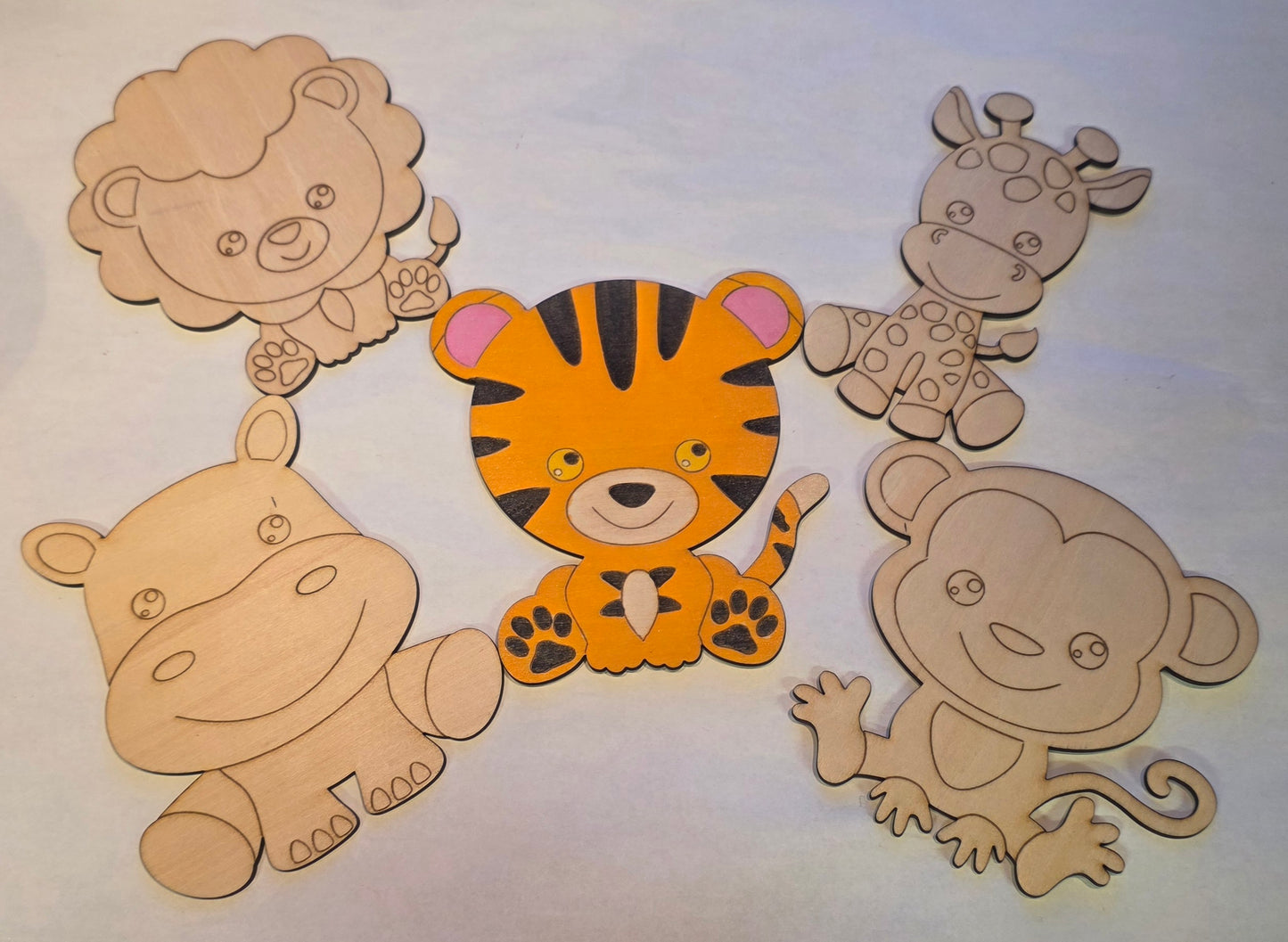Paint Kit, Zoo Animals