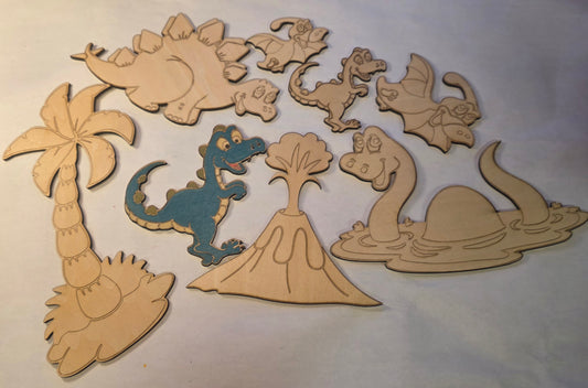 Paint Kit, Dinosaurs