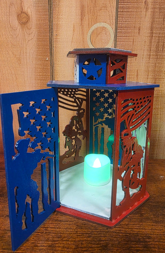 Lantern, Patriotic/Soldier