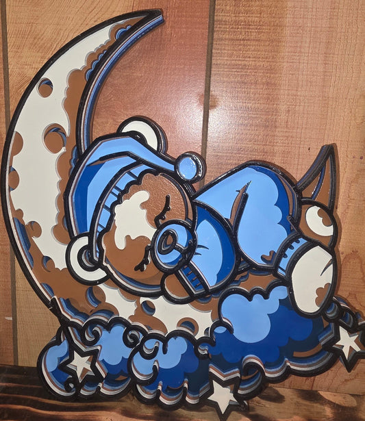 Bear, Night Night Wall hanging