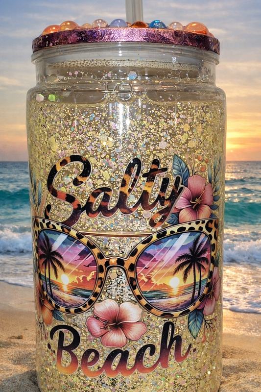 Glitter Globe, Salty Beach 20oz