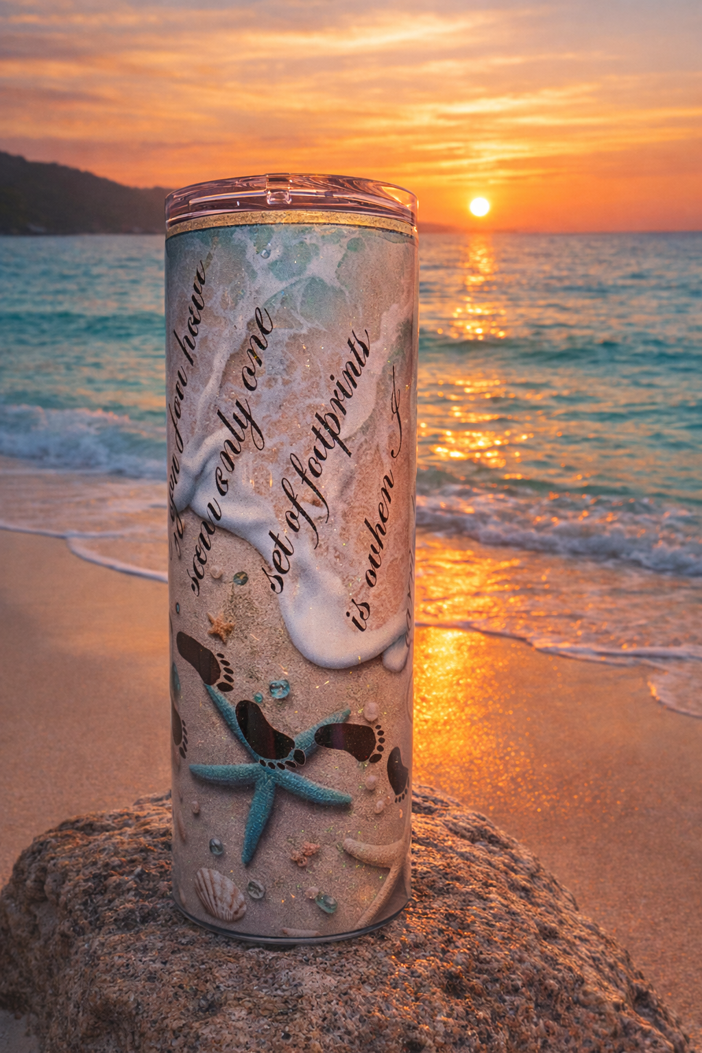 Tumbler, Footprints 30oz