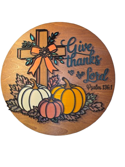 Give Thanks wall hanging