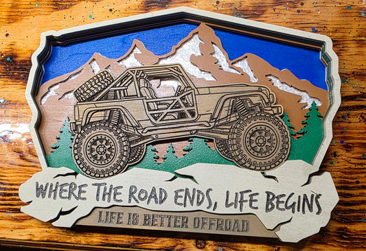 Off Road Wall plaque