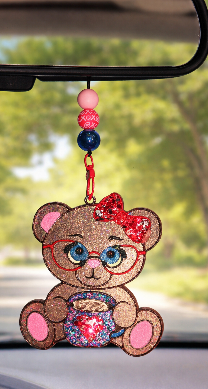 Freshie, Bow Bear w/heart